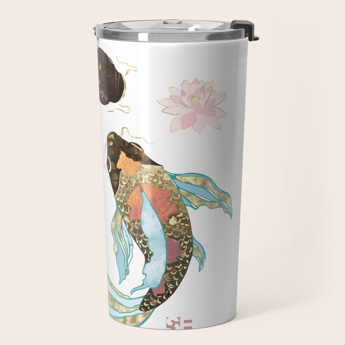 Metallic Koi III-Custom Travel Mug Gallery Image 2