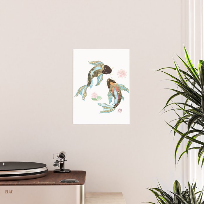 Metallic Koi III-Custom Poster Gallery Image 2