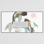 Metallic Koi III-Custom Desk Mat Gallery Image 1