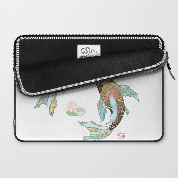 Metallic Koi III-Custom Laptop Sleeve Gallery Image 2