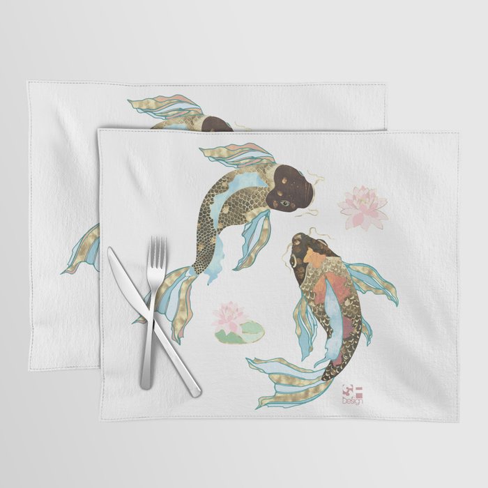 Metallic Koi III-Custom Placemat Gallery Image 1