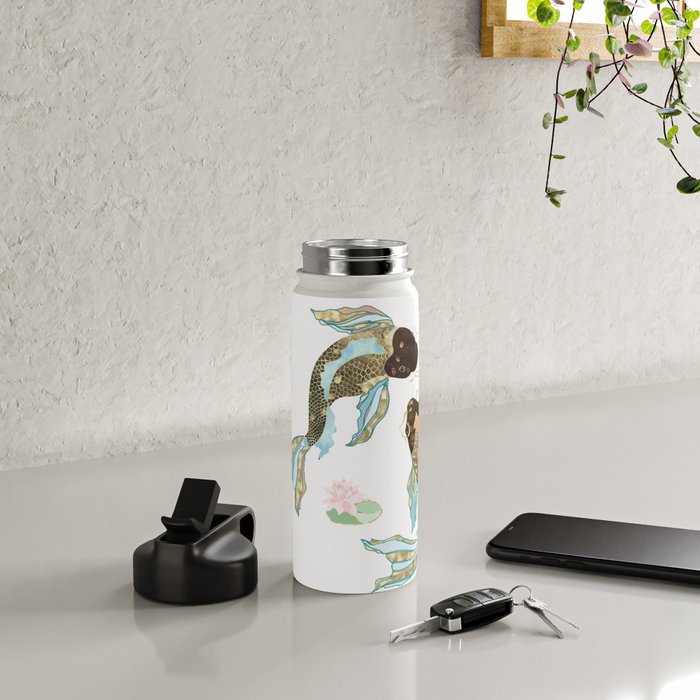 Metallic Koi III-Custom Water Bottle Gallery Image 4