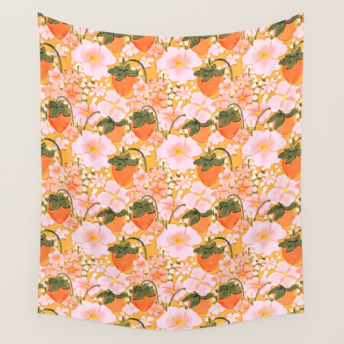 strawberry fields Wall Tapestry Gallery Image 4