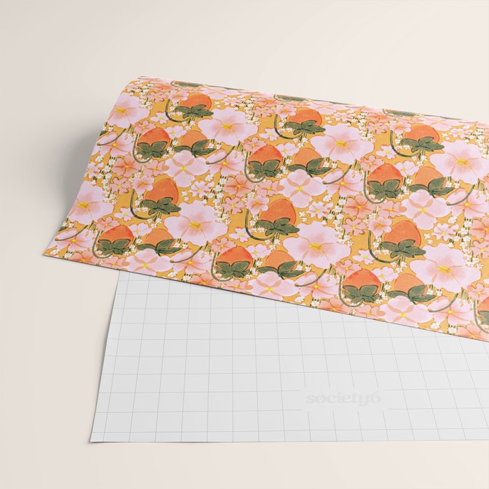 strawberry fields Wrapping Paper Gallery Image 2