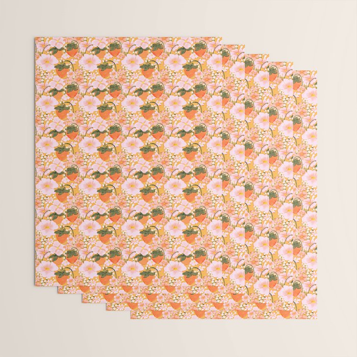 strawberry fields Wrapping Paper Gallery Image 3