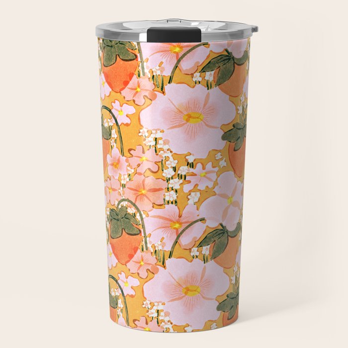 strawberry fields Travel Mug Gallery Image 1