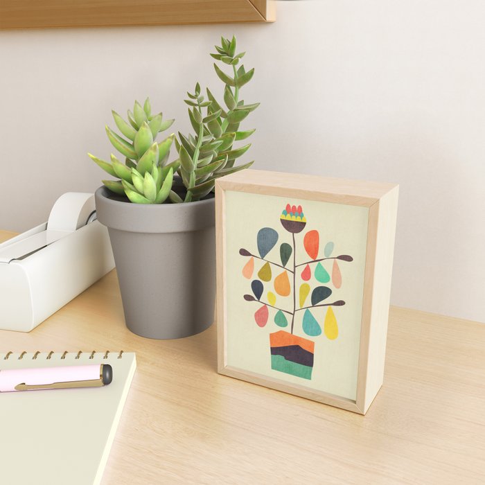 Potted Plant 4 Mini Art Print Gallery Image 2