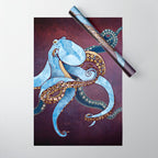 Metallic Octopus III Wrapping Paper Gallery Image 1