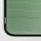 Minimal Doodle Dots in Sage Green Laptop Sleeve Gallery Image 3