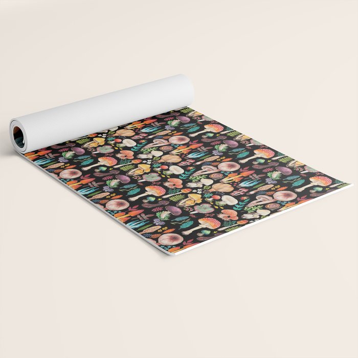 Mushroom heart Yoga Mat Gallery Image 2