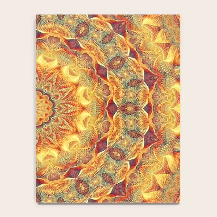 Flower Of Life Mandala (Sun) Notebook Gallery Image 4