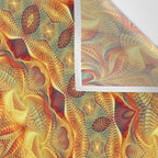Flower Of Life Mandala (Sun) Wall Tapestry Gallery Image 3