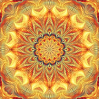 Flower Of Life Mandala (Sun) Coffee Mug Gallery Image 2