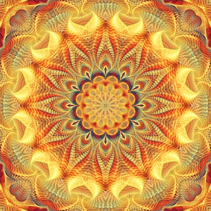 Flower Of Life Mandala (Sun) Coffee Mug Gallery Image 2