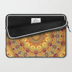 Flower Of Life Mandala (Sun) Laptop Sleeve Gallery Image 2