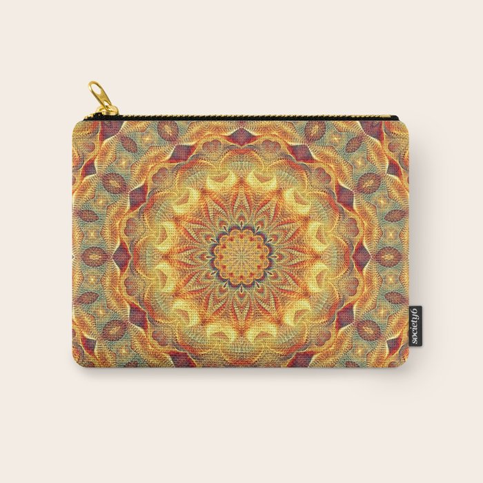 Flower Of Life Mandala (Sun) Carry All Pouch Gallery Image 1