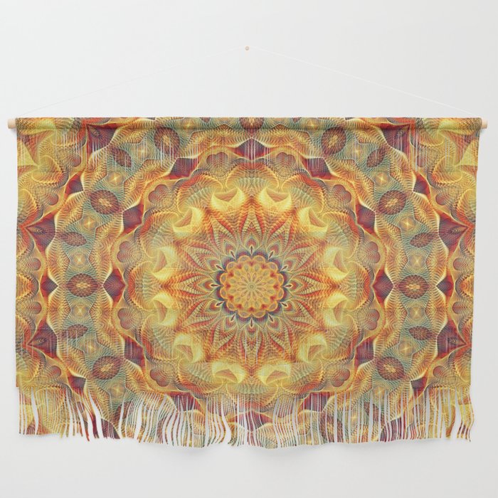 Flower Of Life Mandala (Sun) Wall Hanging Gallery Image 1