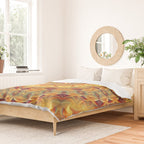Flower Of Life Mandala (Sun) Duvet Cover Gallery Image 2