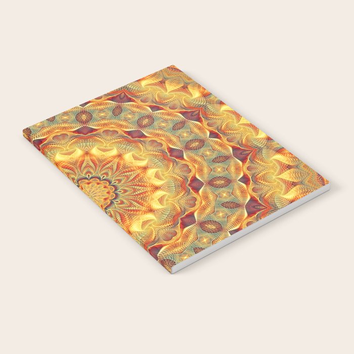 Flower Of Life Mandala (Sun) Notebook Gallery Image 2