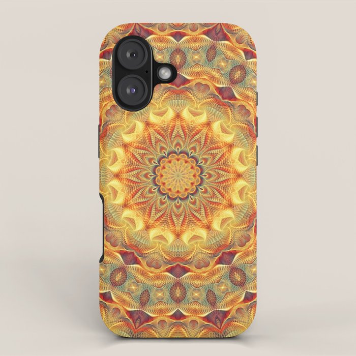 Flower Of Life Mandala (Sun) iPhone Case Gallery Image 1
