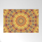 Flower Of Life Mandala (Sun) Welcome Mat Gallery Image 1