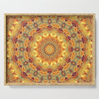 Flower Of Life Mandala (Sun) Serving Tray Gallery Image 1