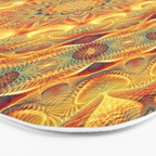 Flower Of Life Mandala (Sun) Bath Mat Gallery Image 3