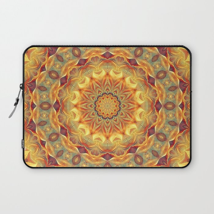 Flower Of Life Mandala (Sun) Laptop Sleeve