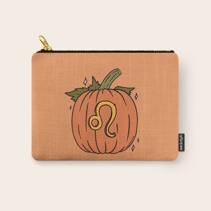 Leo Pumpkin Carry All Pouch Gallery Image 1