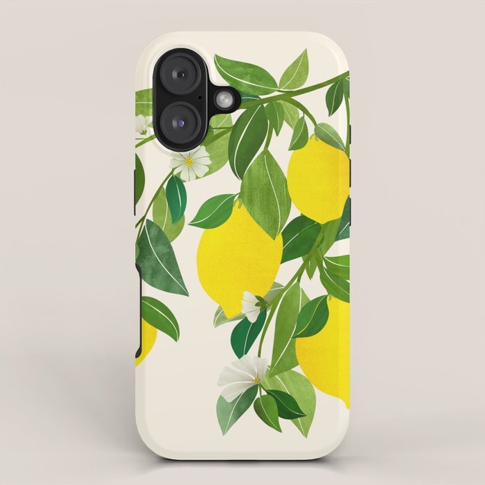 Summer Lemons / Tropical Fruit Series iPhone Case Gallery Image 1