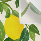 Summer Lemons / Tropical Fruit Series Wall Tapestry Gallery Image 3