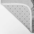 Rabbit - Black & White Bath Mat Gallery Image 2