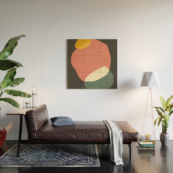 Minimalist Abstract 12 Wood Wall Art Gallery Image 2