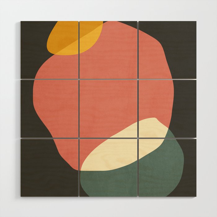 Minimalist Abstract 12 Wood Wall Art Gallery Image 1