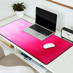 Modern fuchsia watercolor paint brushtrokes Desk Mat Gallery Image 2