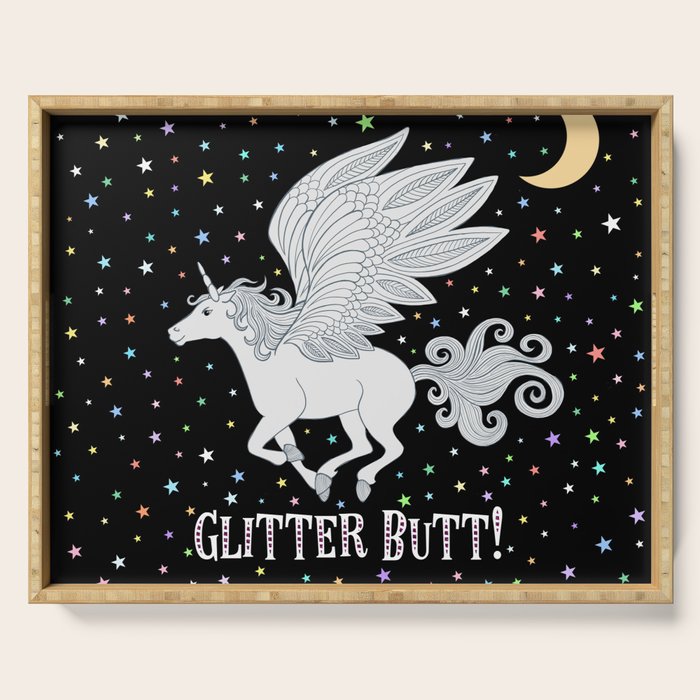 Glitter Butt! Serving Tray Gallery Image 1