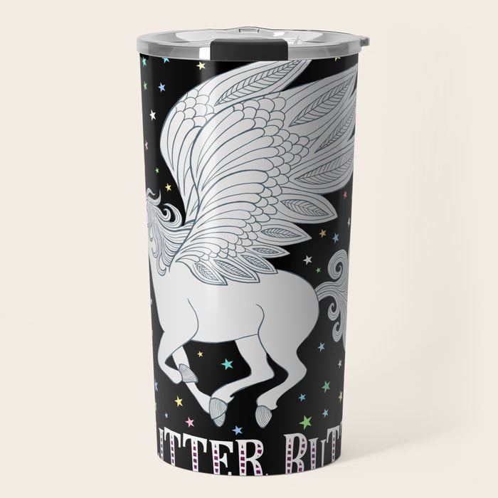 Glitter Butt! Travel Mug Gallery Image 1