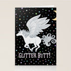 Glitter Butt! Stationery Card Gallery Image 2