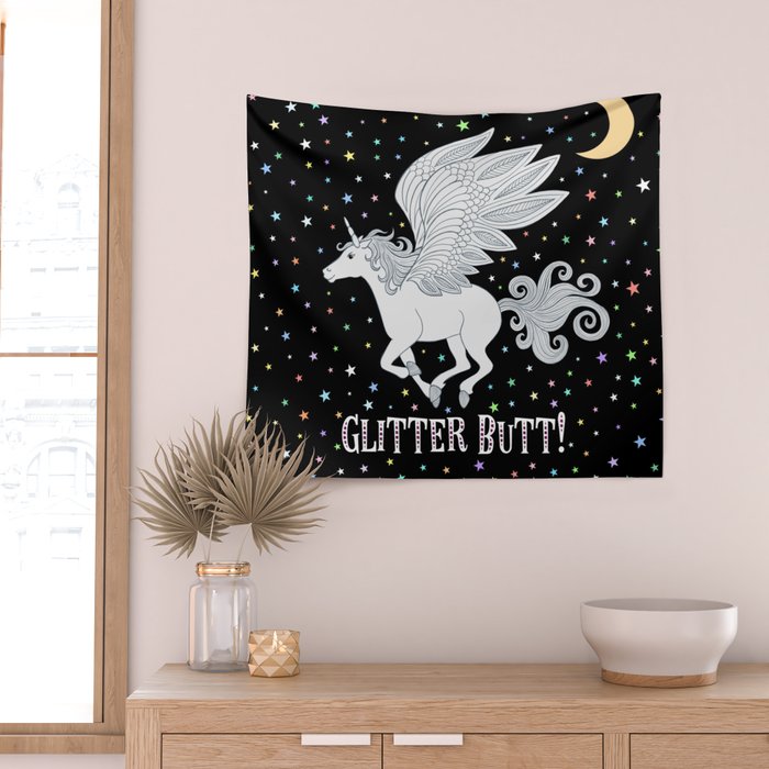 Glitter Butt! Wall Tapestry Gallery Image 2