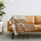 Modern Abstract Minimal Shapes 34 Throw Blanket Gallery Image 1
