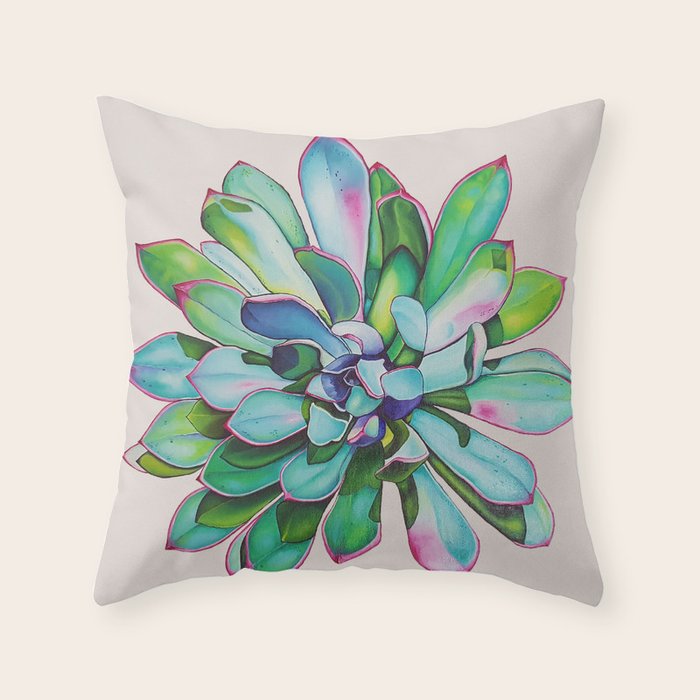 Whispers of the Desert and Cacti Dreams Throw Pillow Gallery Image 1