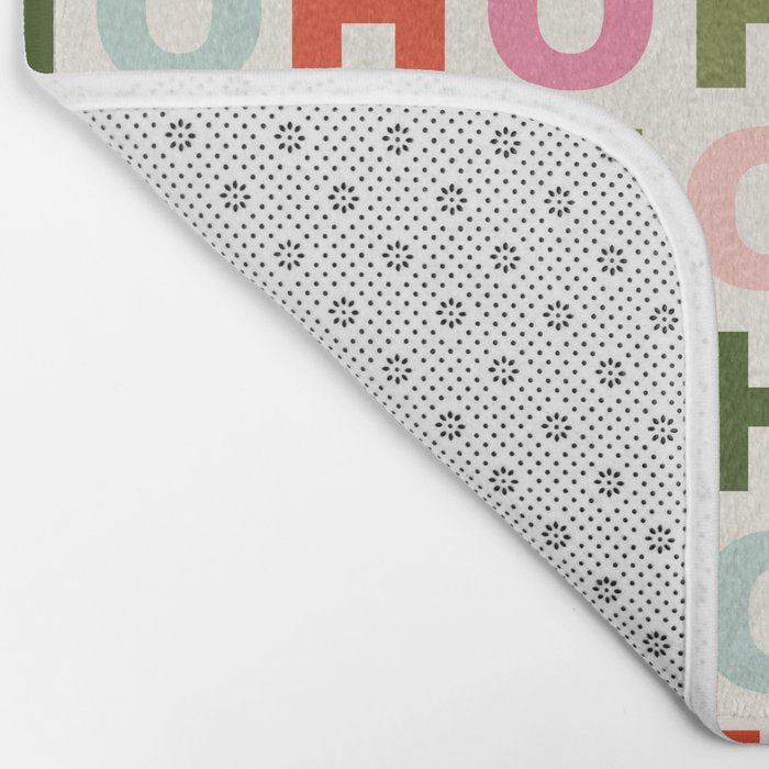 Ho Ho Ho Bath Mat Gallery Image 2