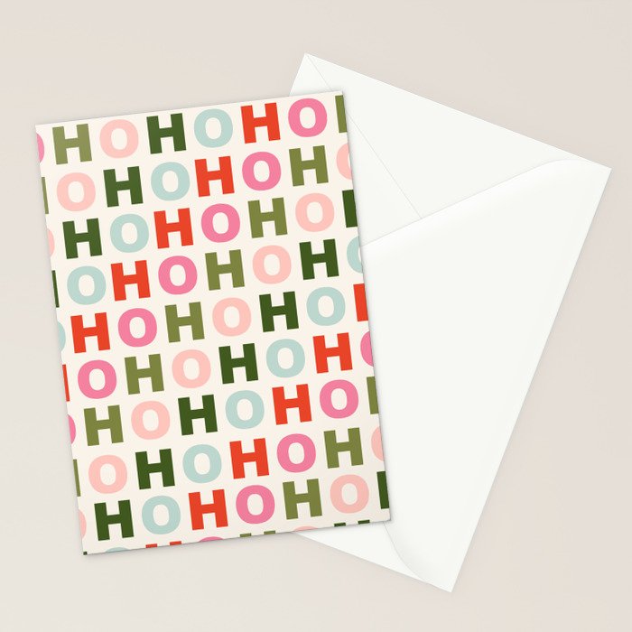 Ho Ho Ho Stationery Card Gallery Image 2