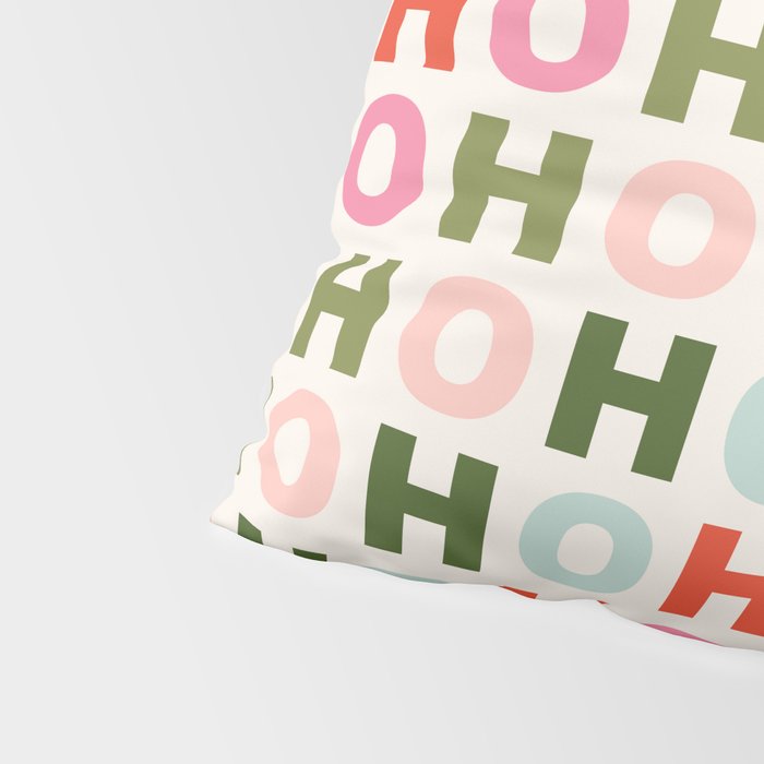 Ho Ho Ho Pillow Sham Gallery Image 4