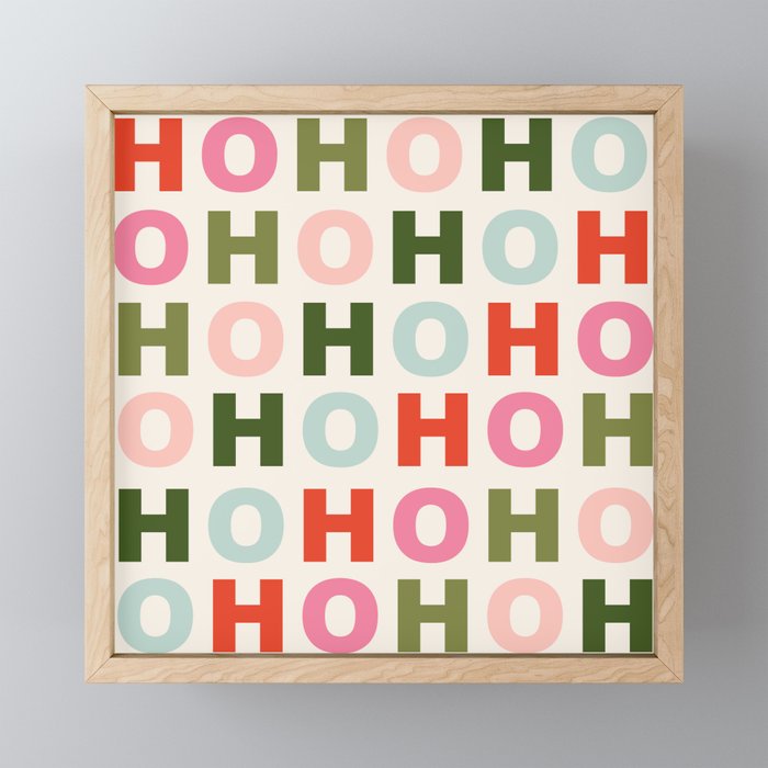 Ho Ho Ho Mini Art Print Gallery Image 1