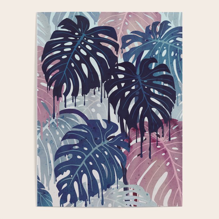 Monstera Melt Poster Gallery Image 1