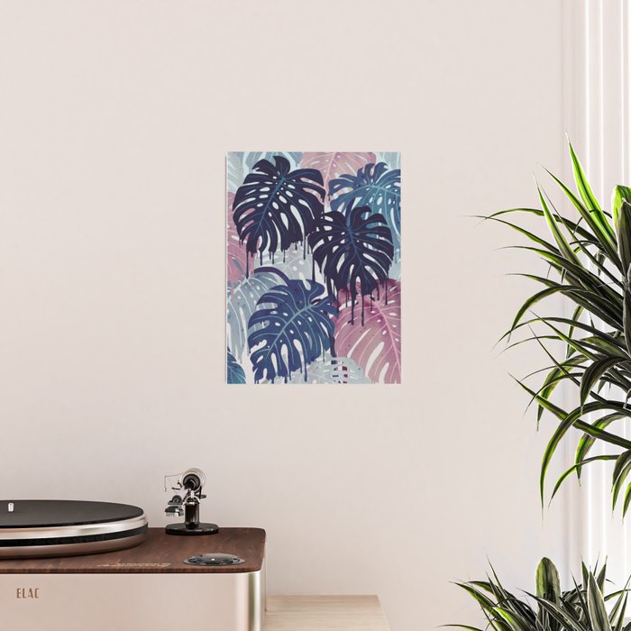 Monstera Melt Poster Gallery Image 2