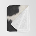 Cowhide Farmhouse Decor (photograph) Throw Blanket Gallery Image 3