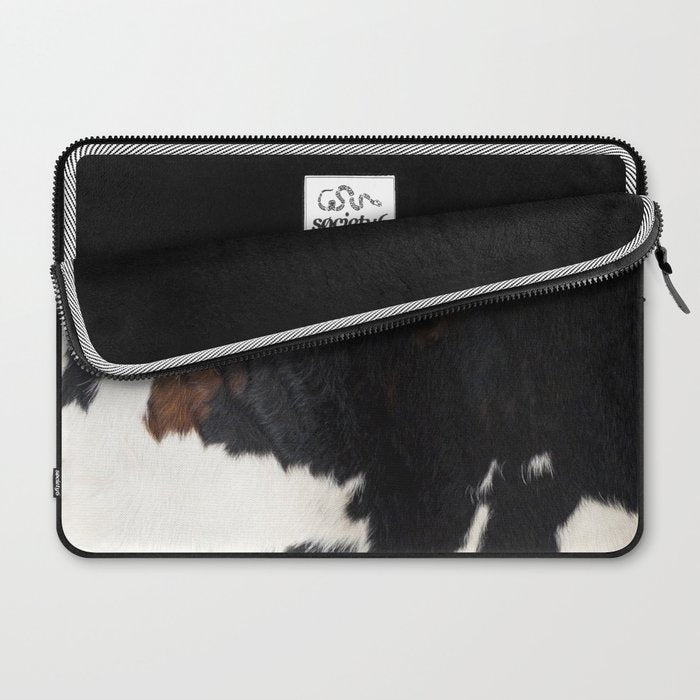 Cowhide Farmhouse Decor (photograph) Laptop Sleeve Gallery Image 2