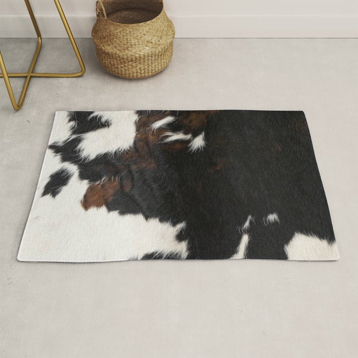 Cowhide Farmhouse Decor (photograph) Rug Gallery Image 1